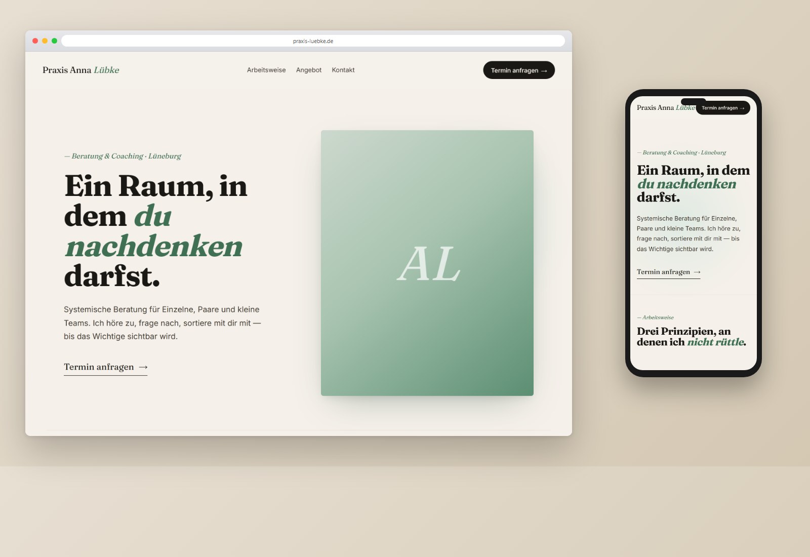 Editorial Warm Mockup