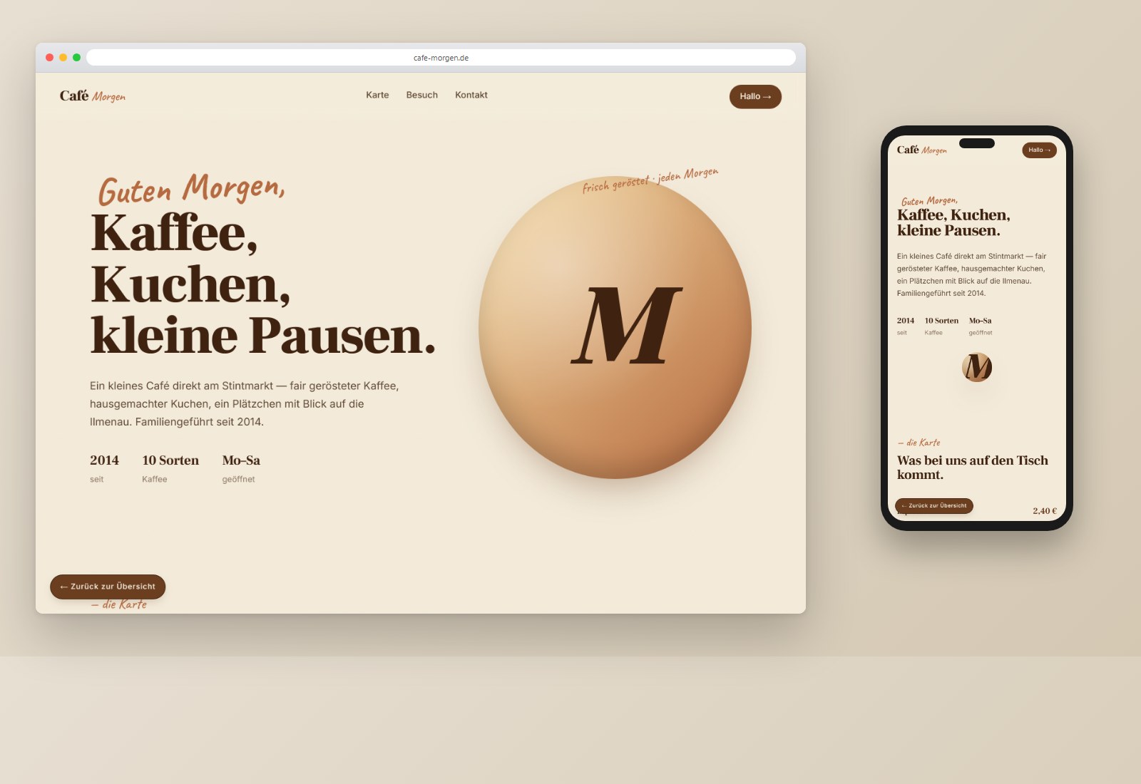 Warm Personal Mockup